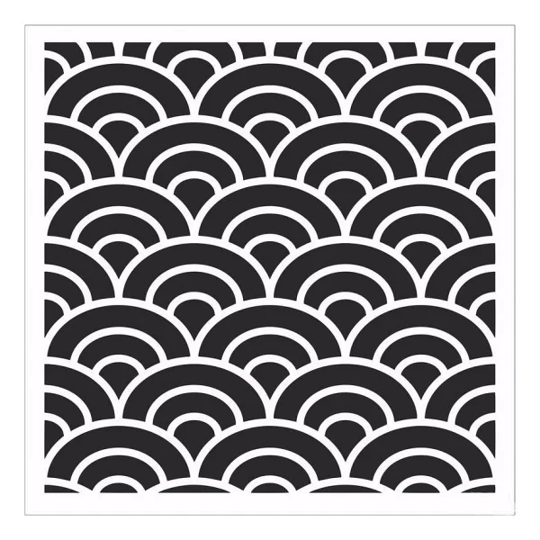 Home Decor Mini Stencil HDM-156 25X25 - Görsel 2