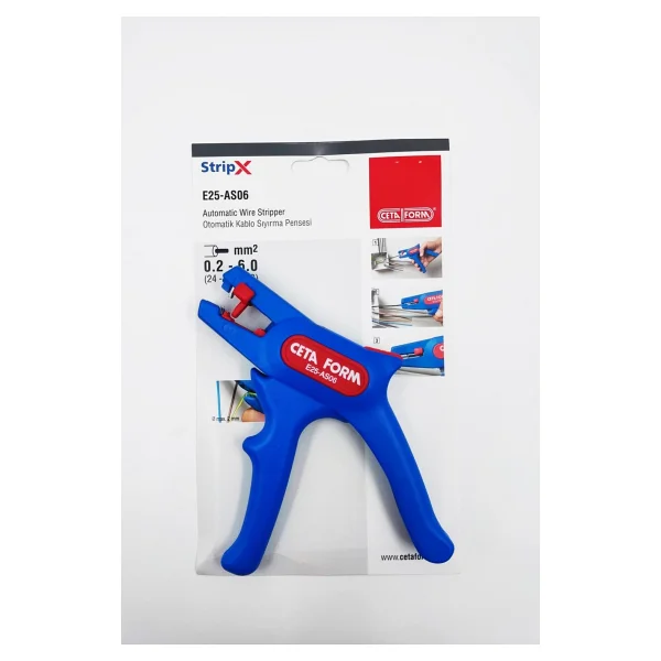 Ceta Form Kablo Sıyırma Aleti Otomatik (0.2-6 Mm) - Mavi - Görsel 3