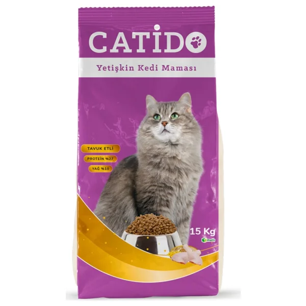 Catido Tavuklu 15 kg Yetişkin Kedi Maması - Görsel 2