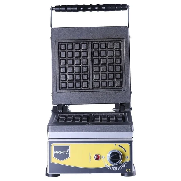 Remta Kare Model Waffle Makinası Elektrikli - Siyah - Görsel 2