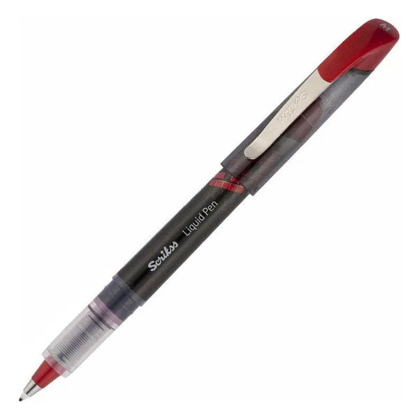 Scrikss LP-68 Liquid 0.7 mm Kırmızı Roller Kalem - Görsel 2