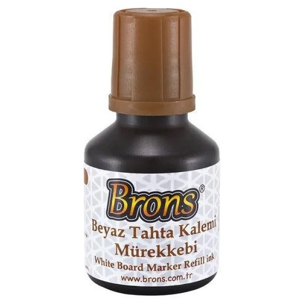 Brons 30 ml Kahverengi Tahta Kalem Mürekkebi - Görsel 3