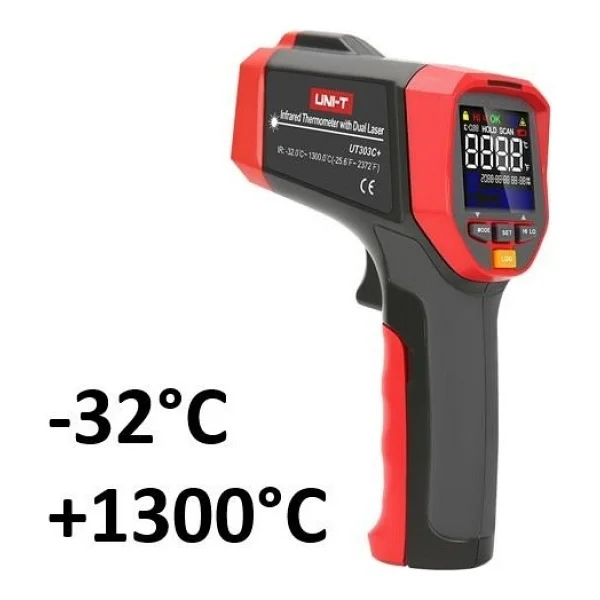 Uni-t UT-303C+ İnfrared Lazer Termometre - Görsel 3