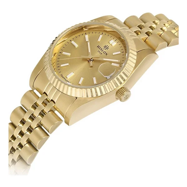 Hislon Classic Queen QL124G-08SG Altın Kadın Kol Saati - Görsel 2