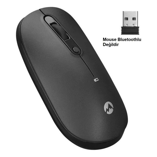 Everest KM-BT803 TKL Kablosuz Klavye Mouse Seti - Görsel 2