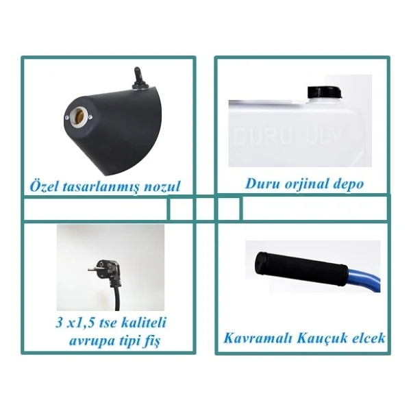 Duru MAX-10 10 lt ULV İlaçlama Makinesi - Görsel 3