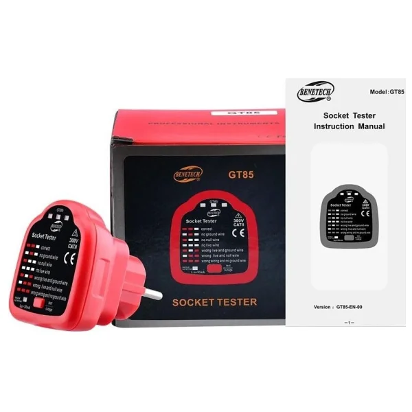 Benetech GT85 Priz Soket Test Cihazı - Yok - Görsel 4