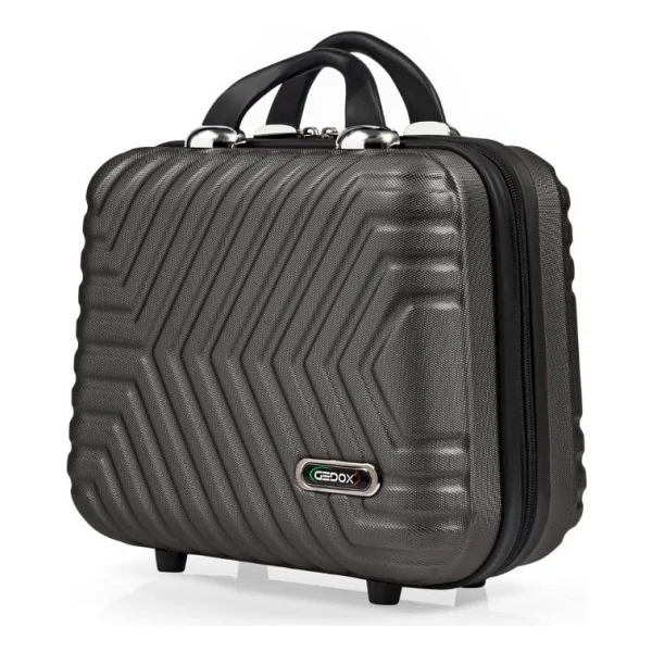 Gedox G&d Polo Suitcase Abs Makyaj&hostes El Çantası&kabin Boy, Model:615.02 Koyu Gri - Görsel 2