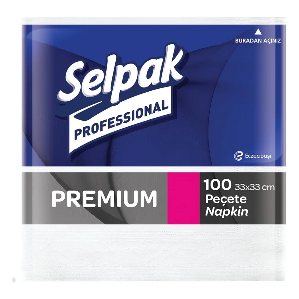 Selpak Professional Premium 33x33 cm 100'lü Peçete - Görsel 3