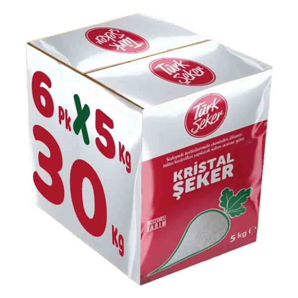 Türkşeker Toz Şeker 5 kg 6'lı - Görsel 4