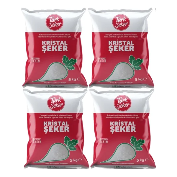 Türkşeker Toz Şeker 5 kg 4'lü - Görsel 3