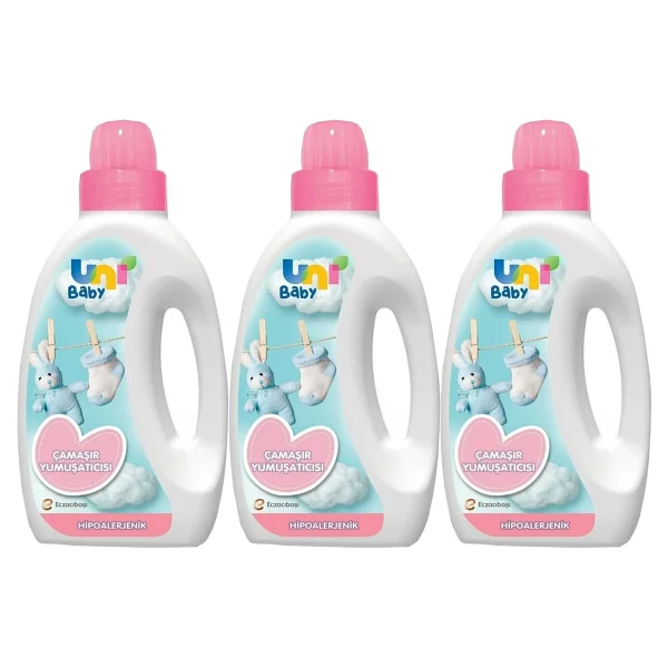 Uni Baby Hipoalerjenik Çamaşır Yumuşatıcı 1500 ml 3 Adet - Görsel 3