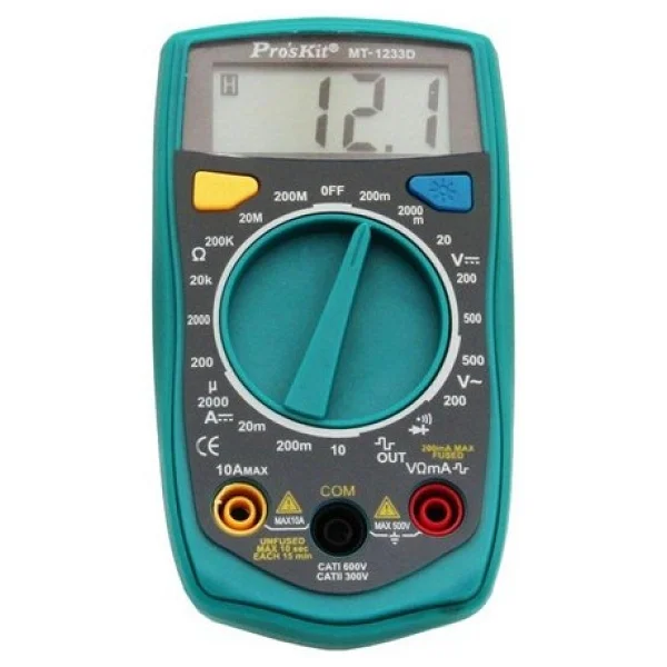 Proskit MT-1233D Dijital Multimetre - Görsel 2