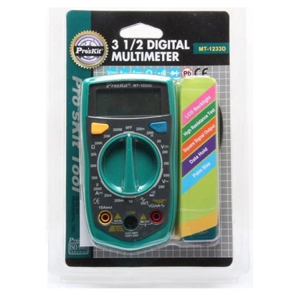 Proskit MT-1233D Dijital Multimetre - Görsel 4