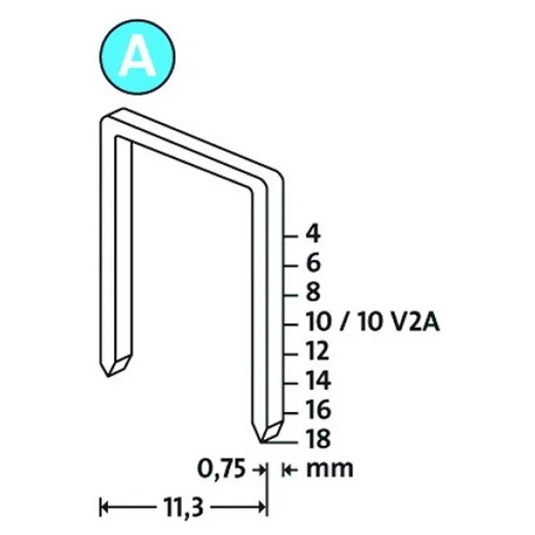 NOVUS A Tip 53/6MM Zımba Teli 2000 li Paket - Görsel 2