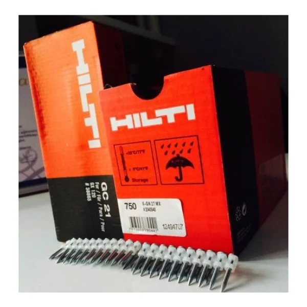 Hilti Gazlı Tabanca Çivisi 750 Adet Gaz Tüpü Dahil - Görsel 2