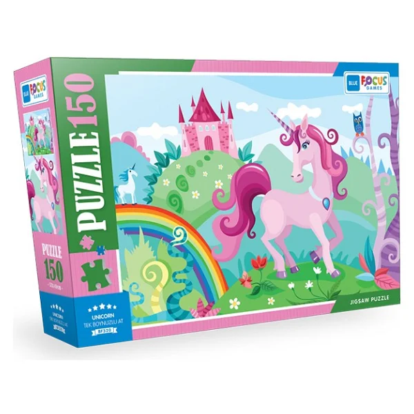 Blue Focus Unicorn 150 Parça Puzzle F320 - Görsel 4
