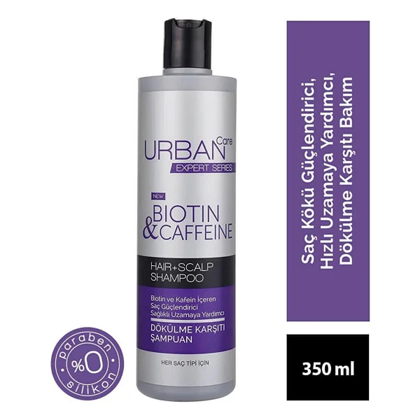 Urban Care Expert Biotin & Kafein 350 ml Saç Dökülmesine Karşı Şampuan - Görsel 3