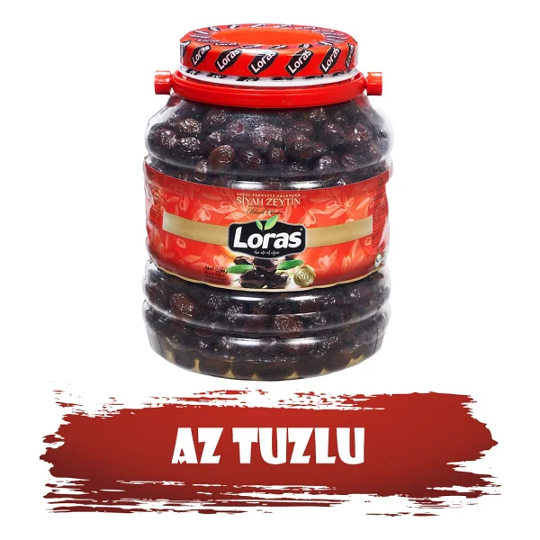 Loras Gemlik Siyah Zeytin Pet Özel 351 - 380 2 kg - Görsel 2