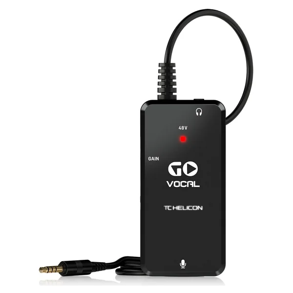TC Helicon Go Vocal Mobil Cihazlar için Mikrofon Preamp - Görsel 4