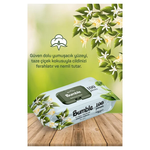 Bumble Akdeniz Esintisi 100 Yaprak 3'lü Paket Islak Mendil - Görsel 3