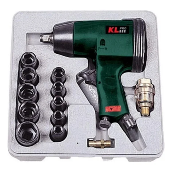 KLpro KLHV403K 1/2" Setli Havalı Somun Sıkma Makinesi - Görsel 2