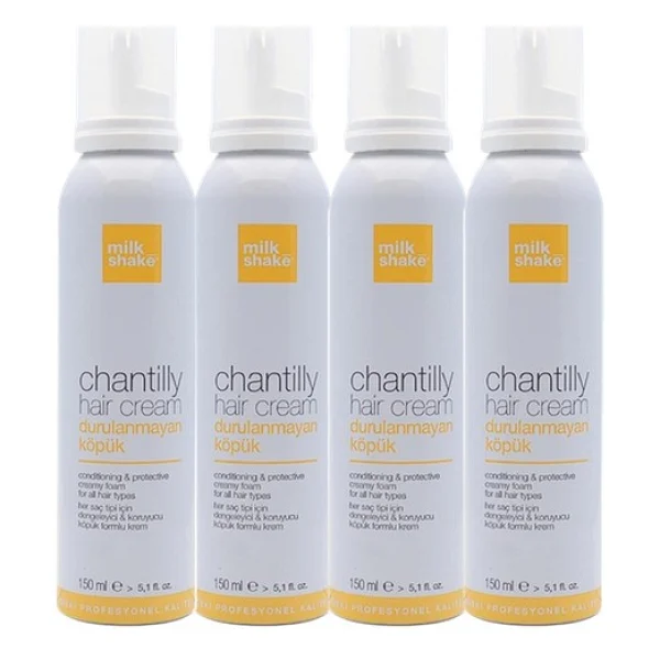Milk Shake Chantilly Cream 150 ml 4 Adet Saç Köpüğü - Görsel 4