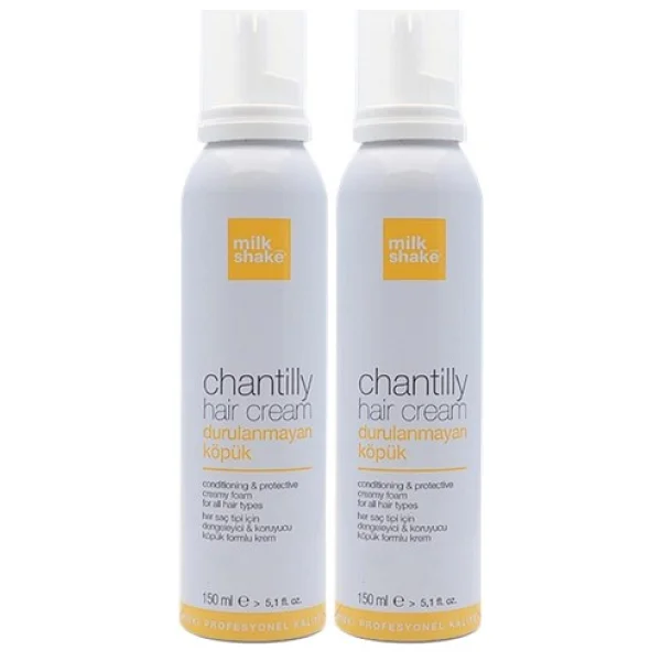 Milk Shake Chantilly Cream 150 ml 2 Adet Saç Köpüğü - Görsel 3