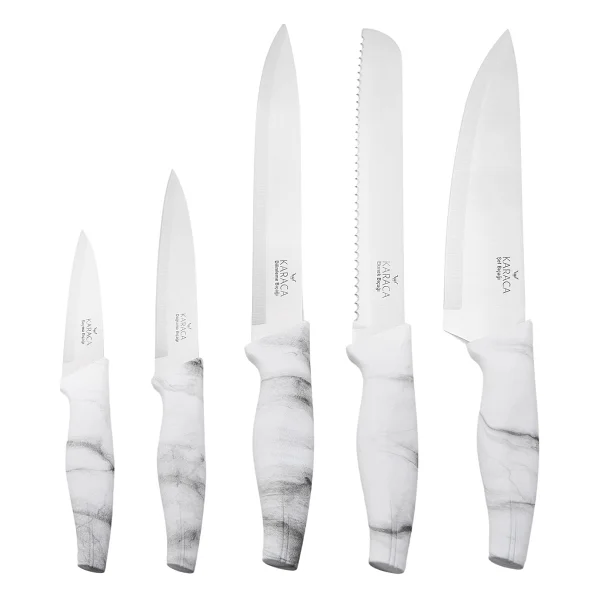 Karaca Bianco White 6 Parça Standlı Bıçak Seti - Görsel 4