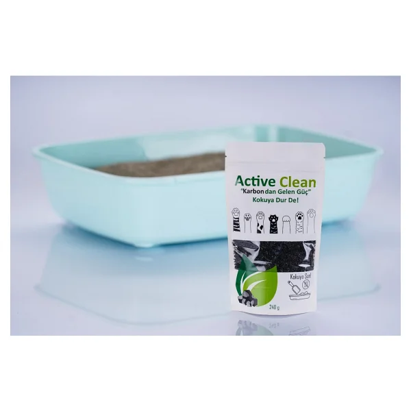 Active Clean 240 gr Kedi Kumu Koku Giderici - Görsel 6