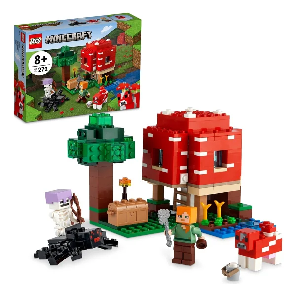 Lego 21179 Minecraft Mantar Evi - Görsel 2