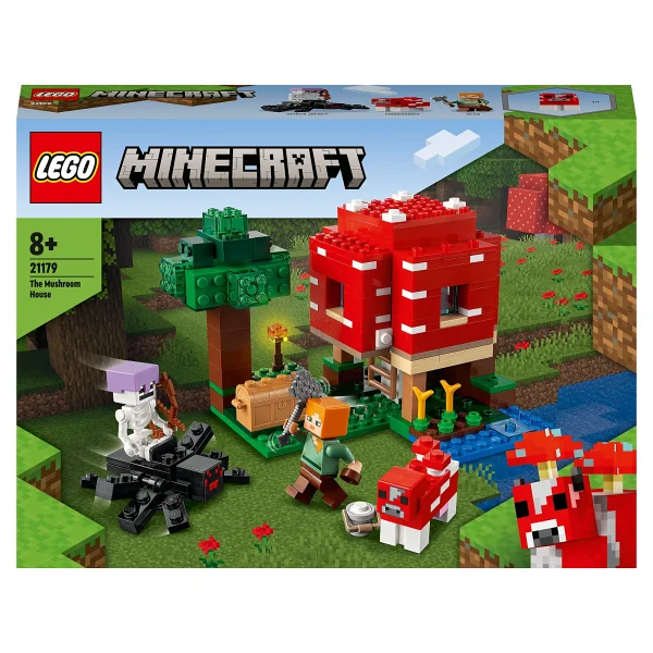 Lego 21179 Minecraft Mantar Evi - Görsel 8