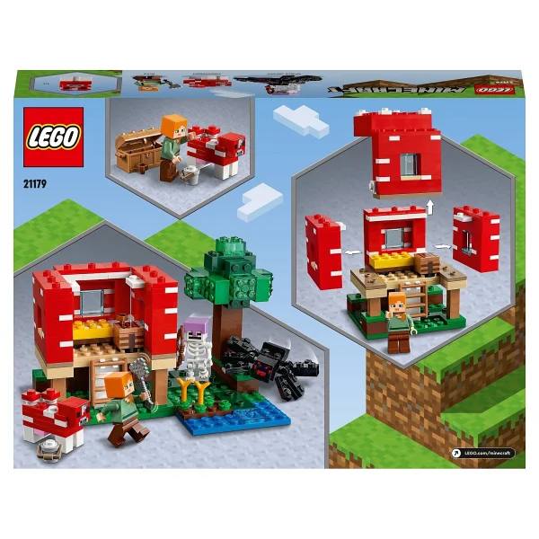 Lego 21179 Minecraft Mantar Evi - Görsel 4