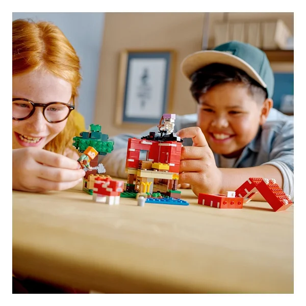 Lego 21179 Minecraft Mantar Evi - Görsel 5