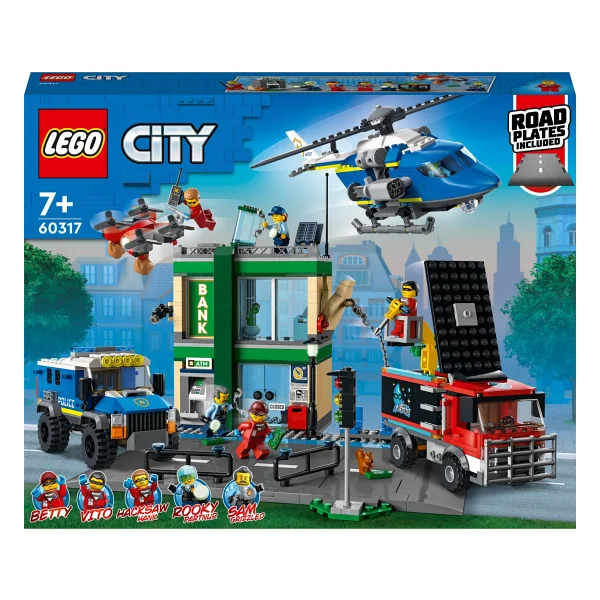 Lego 60317 City Bankada Polis Takibi - Görsel 3
