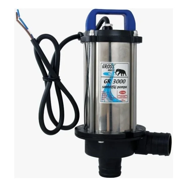 Gross 12 Volt Krom Santrifüj Pompa GR3000 Süt Mazot Yağ Su - Yok - Görsel 4