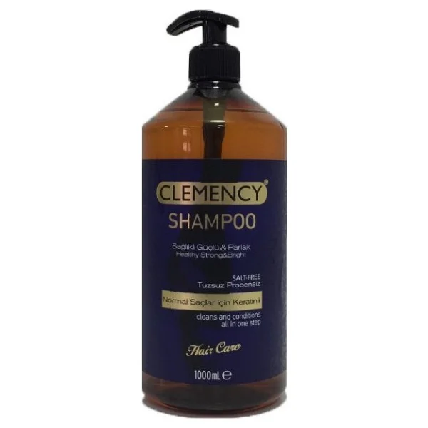 Clemency Keratinli Parabensiz 1000 ml Tuzsuz Şampuan - Görsel 2