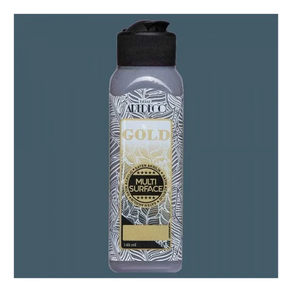 Artdeco Gold Multi Surface 355 Uzay Gri 140 ml Akrilik Boya - Görsel 2