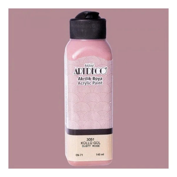 Artdeco 140 ml 3030 Puslu Sarı Akrilik Boya - Görsel 4