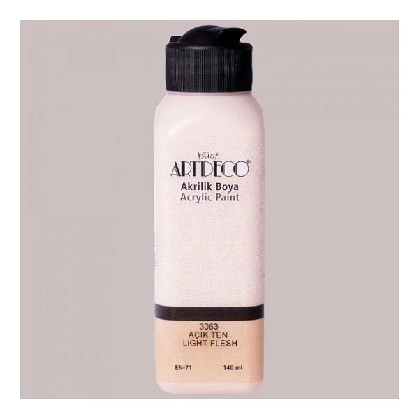 Artdeco 140 ml 3030 Puslu Sarı Akrilik Boya - Görsel 3