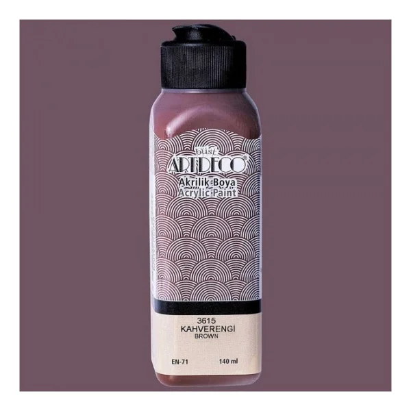 Artdeco 140 ml 3030 Puslu Sarı Akrilik Boya - Görsel 5