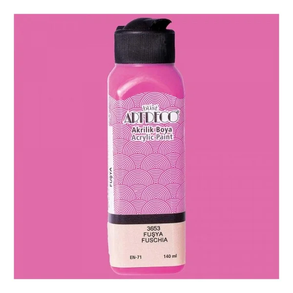 Artdeco 140 ml 3030 Puslu Sarı Akrilik Boya - Görsel 6