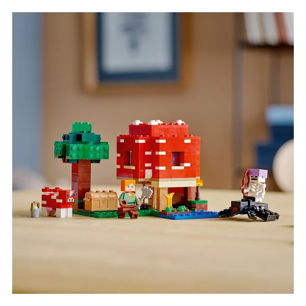 Lego 21179 Minecraft Mantar Evi - Görsel 6