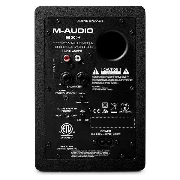 M-Audio BX3 Çift Referans Monitörü - Görsel 2