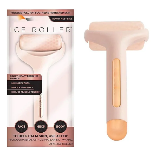 Ice Roller Buz Silindiri Terapi Etkili Yüz Derma Masaj ve Cilt Soğutma Bakım Aleti - Görsel 6