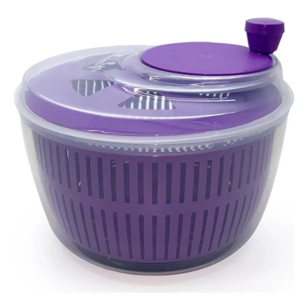 Üçsan Salata ve Sebze Kurutucu 5 Litre Beyaz Plastik Malzeme ile Pratik Kullanım - Görsel 6