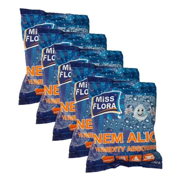 Miss Flora 5'li Süper Ekonomik Yedek Paket (5 adet 450 gr Nem Alıcı Yedek) - Görsel 2