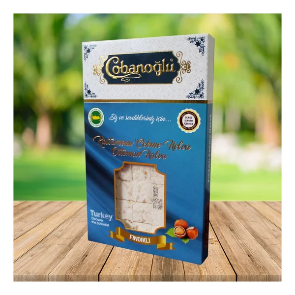 Çobanoğlu 200G Vakum Paket Fındıklı Çekme Helva - 1 Adet - Görsel 3