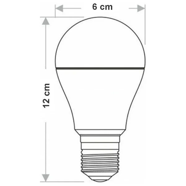 ACK AA13-01221 Gün Işığı 12 W E27 LED Ampul - Görsel 2