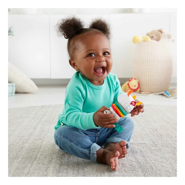 Fisher Price Eğlenceli Arkadaşlar Dişlik ve Çıngırak Lama FXC20 - Görsel 4
